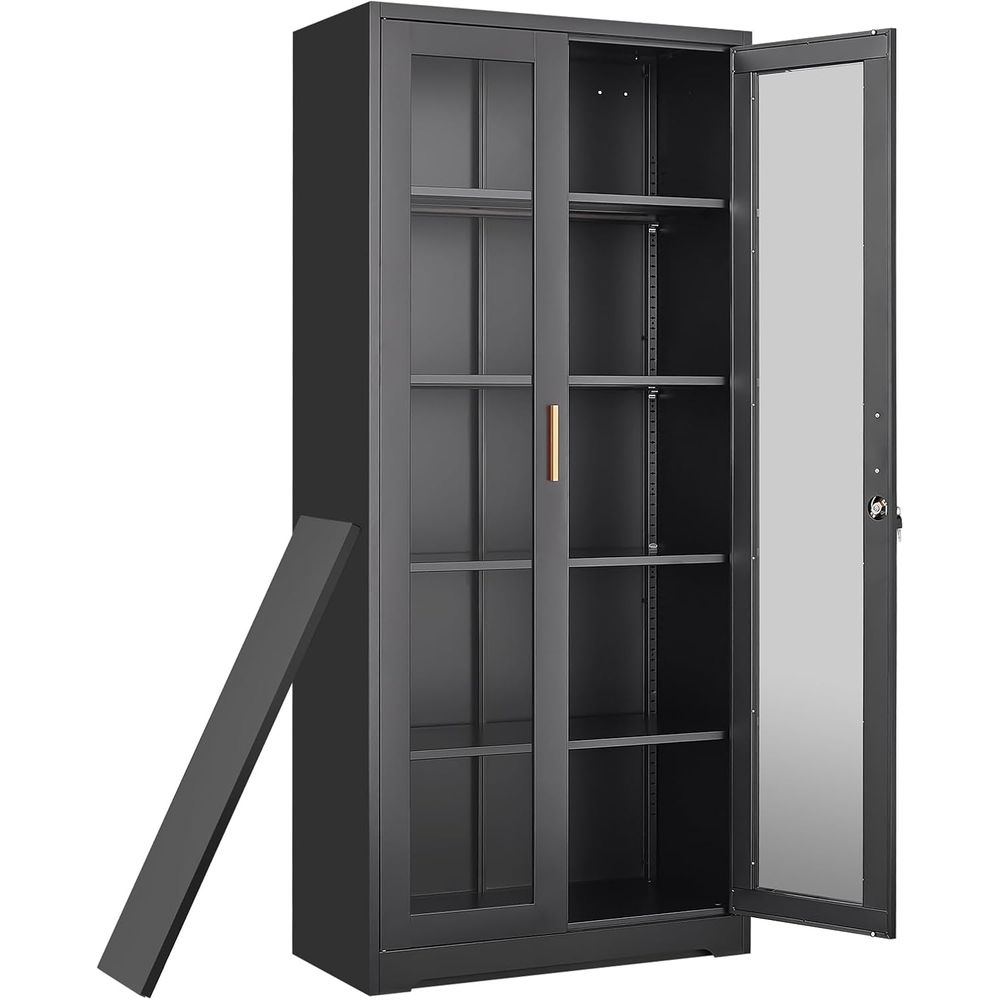 Storage - Vitrine mit Glasfront, 71 Zoll hohe
