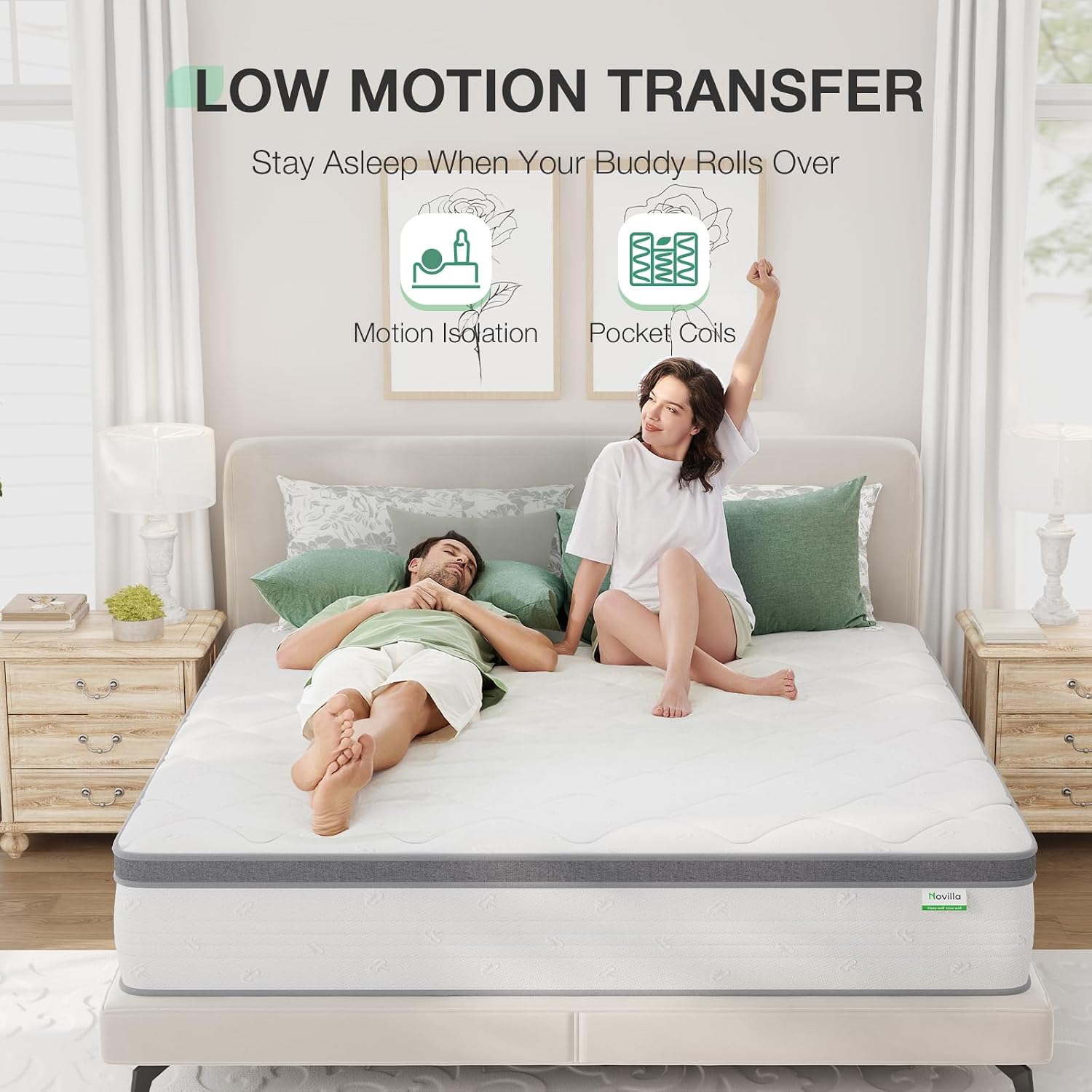 Queen-Matratze 14 Zoll, Hybrid – Memory Foam Mattress In A Box Queen Bewertung und Preis