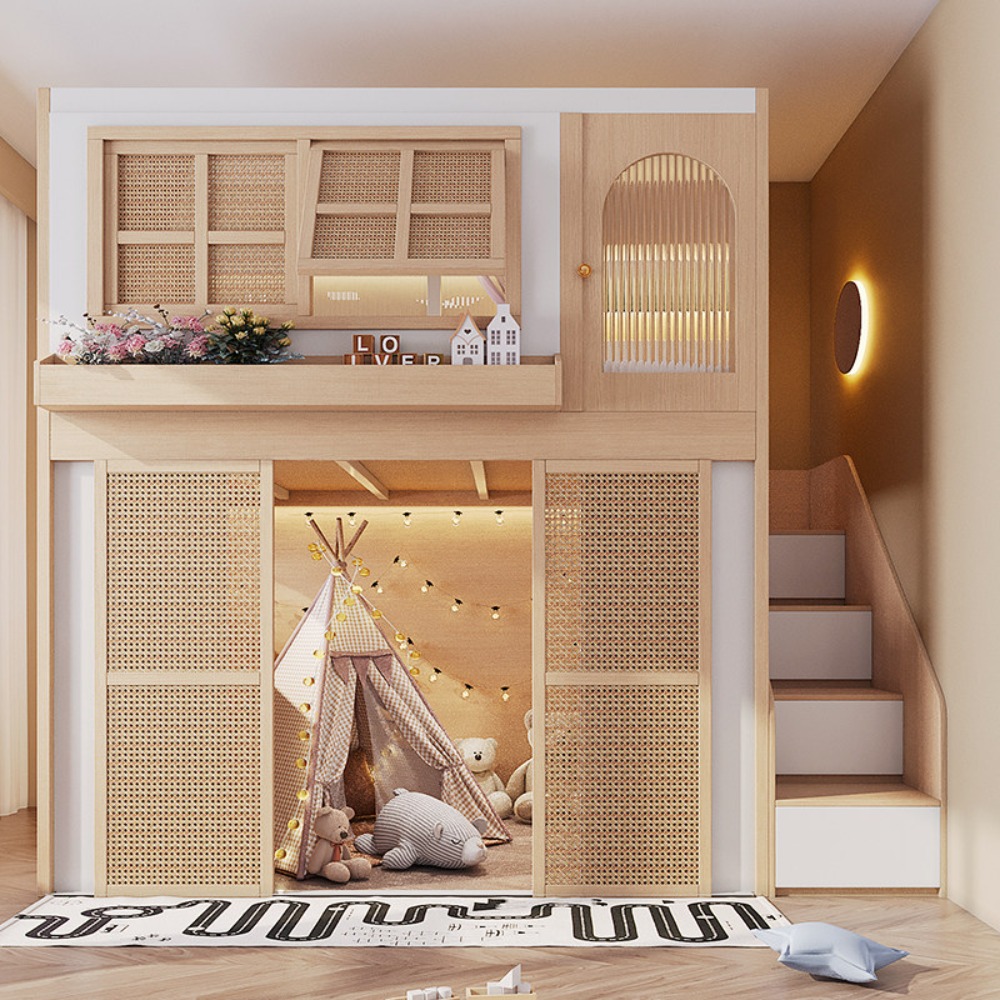 Etagenbett mit separaten Priva – Bunk Bed With Stairs And Slide Bewertung und Preis