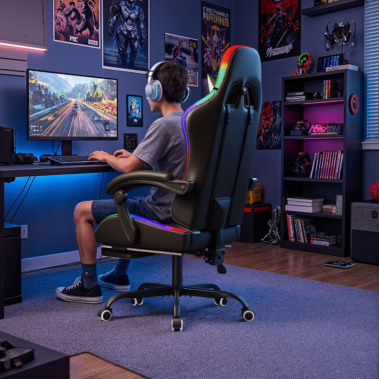 Homall Gaming-Stuhl, ergonomis – Sofas Bewertung und Preis